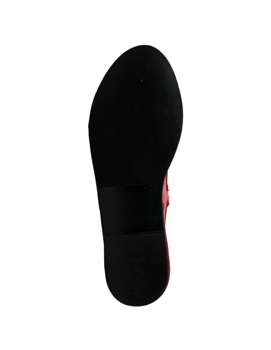Balerina lunar terciopelo de piel para mujer 7