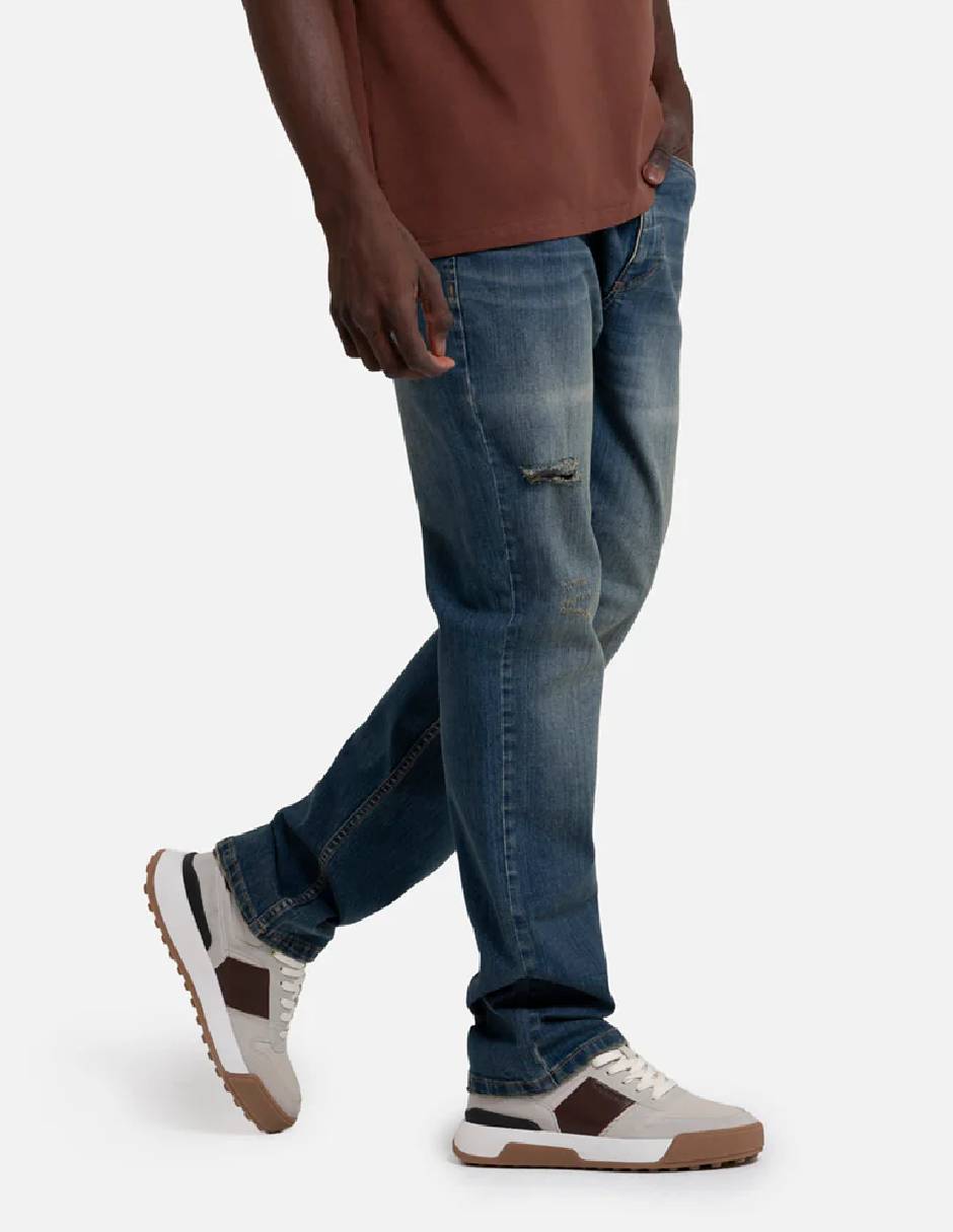 Jeans regular regular deslavado para hombre Jeans regular regular deslavado para hombre