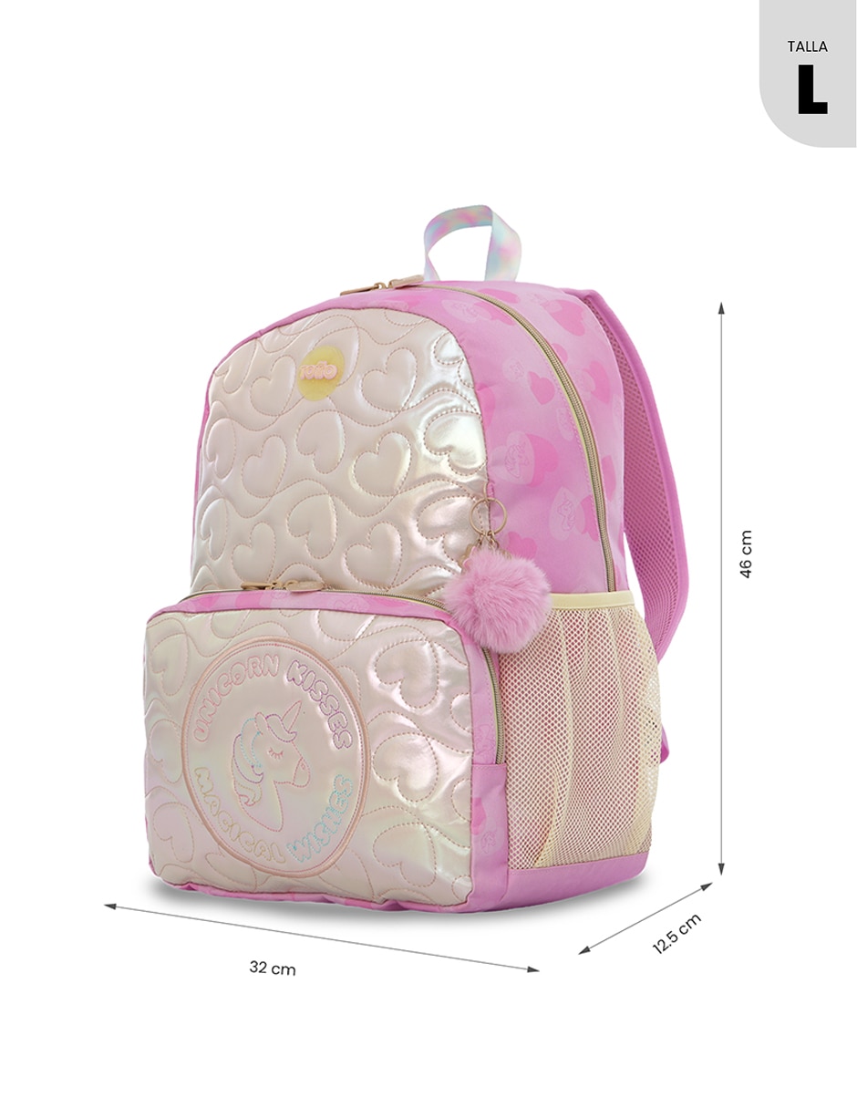 Mochila escolar Unicorn Kisses para niña 7