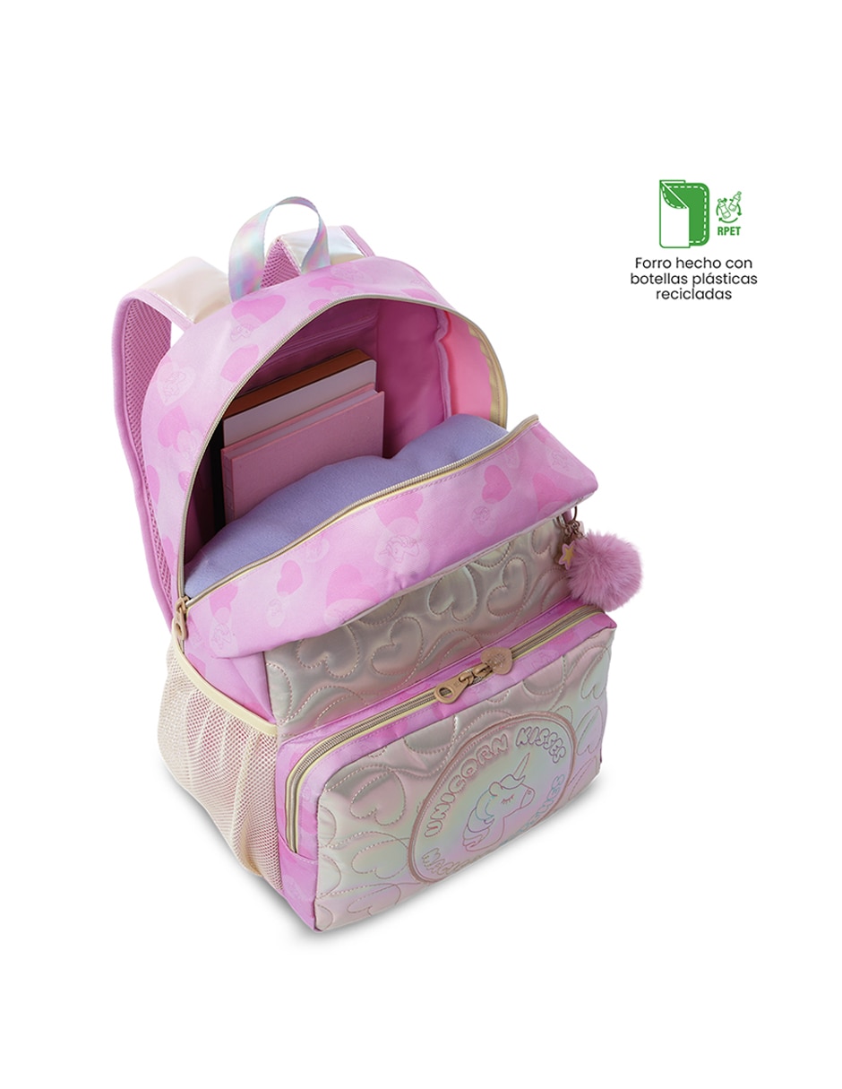 Mochila escolar Unicorn Kisses para niña 3
