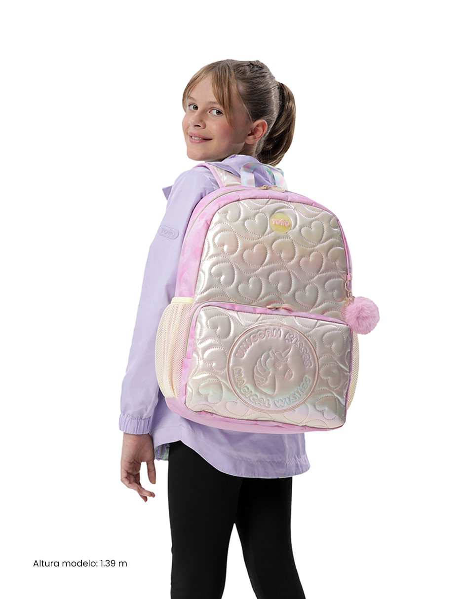 Mochila escolar Unicorn Kisses para niña 4