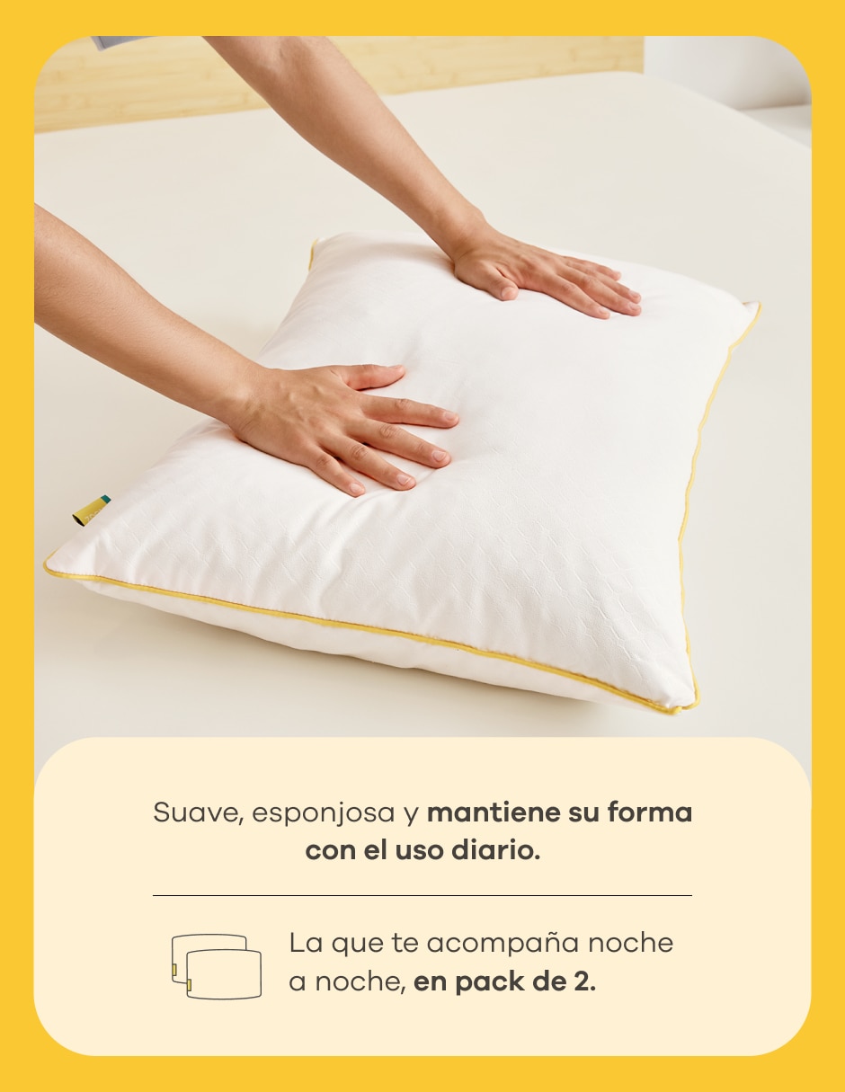 Set de almohada firmeza suave 2