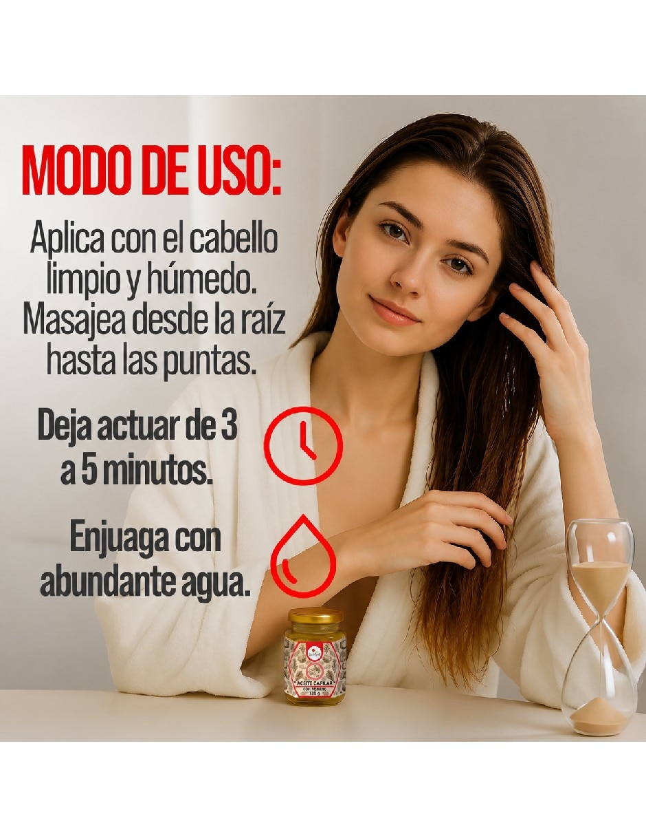 Aceite para cabello todo tipo 120 g 4