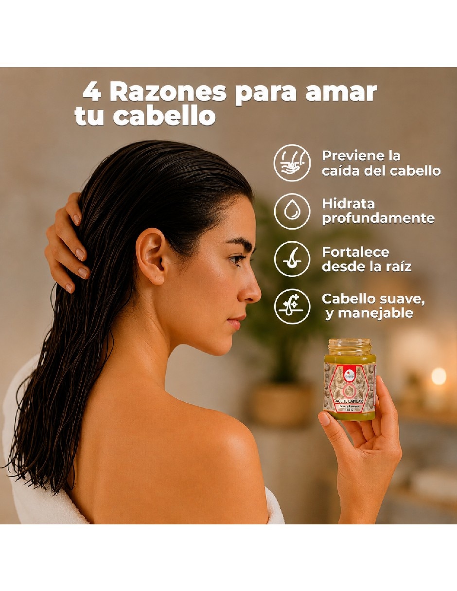 Aceite para cabello todo tipo 120 g 5
