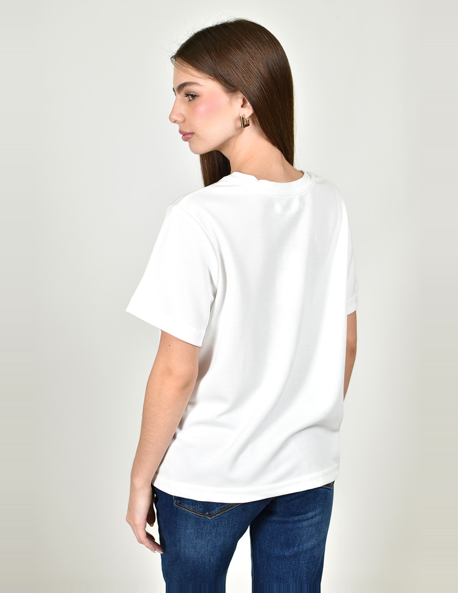 Blusa manga corta para mujer 5