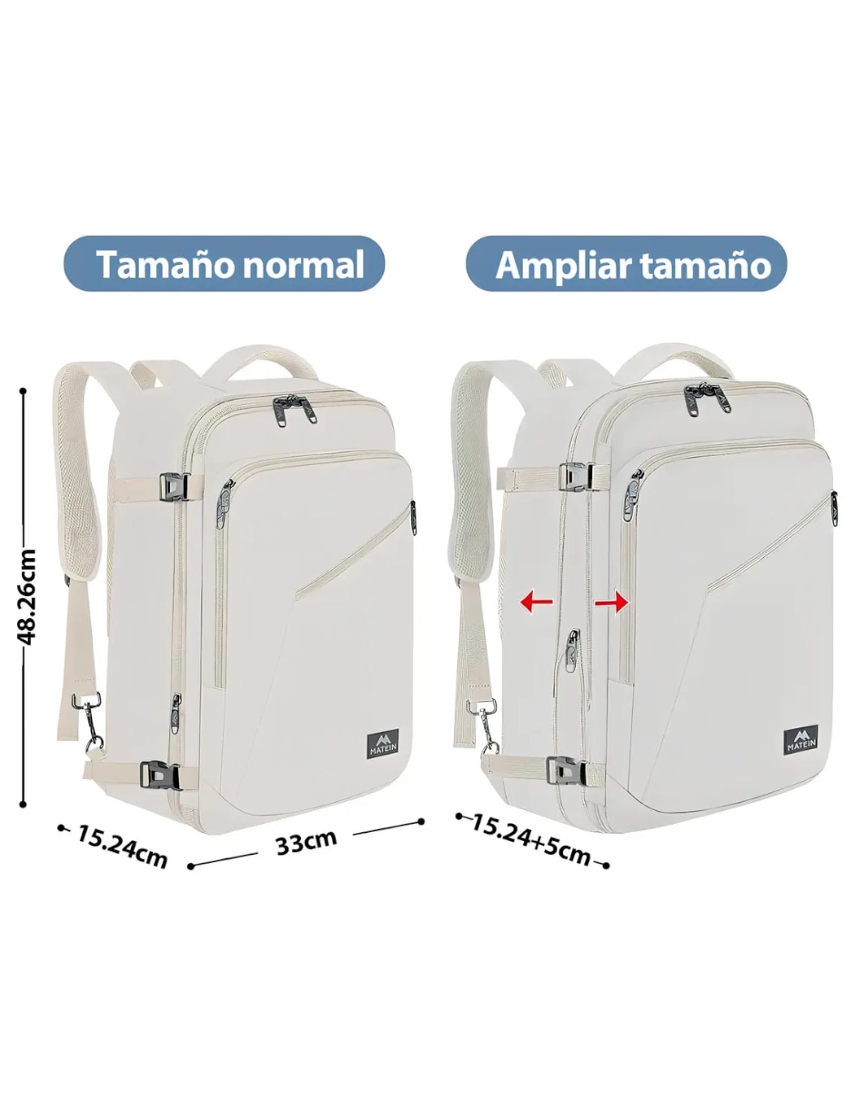 Mochila para viaje impermeable unisex 5