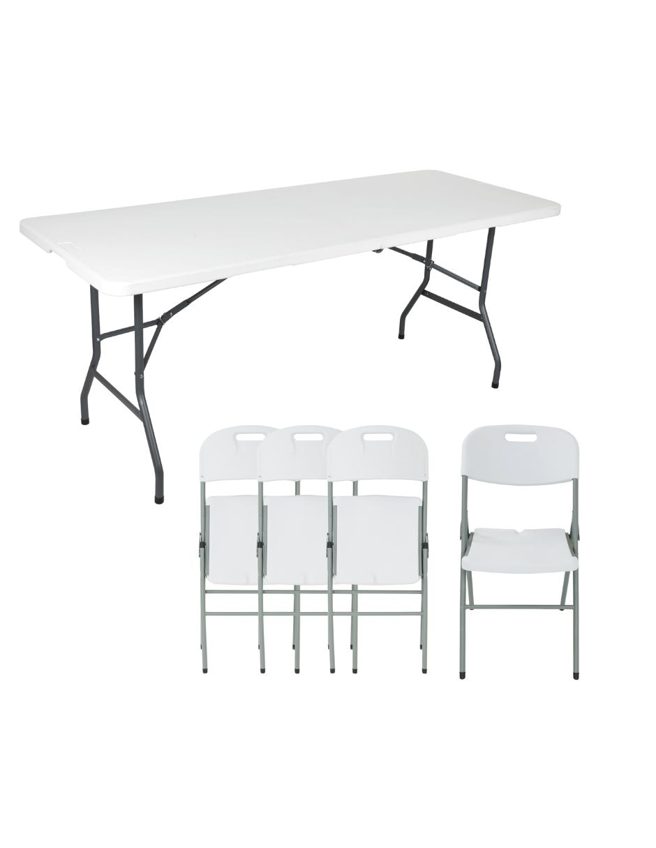 Mesa con sillas plegable Styrka