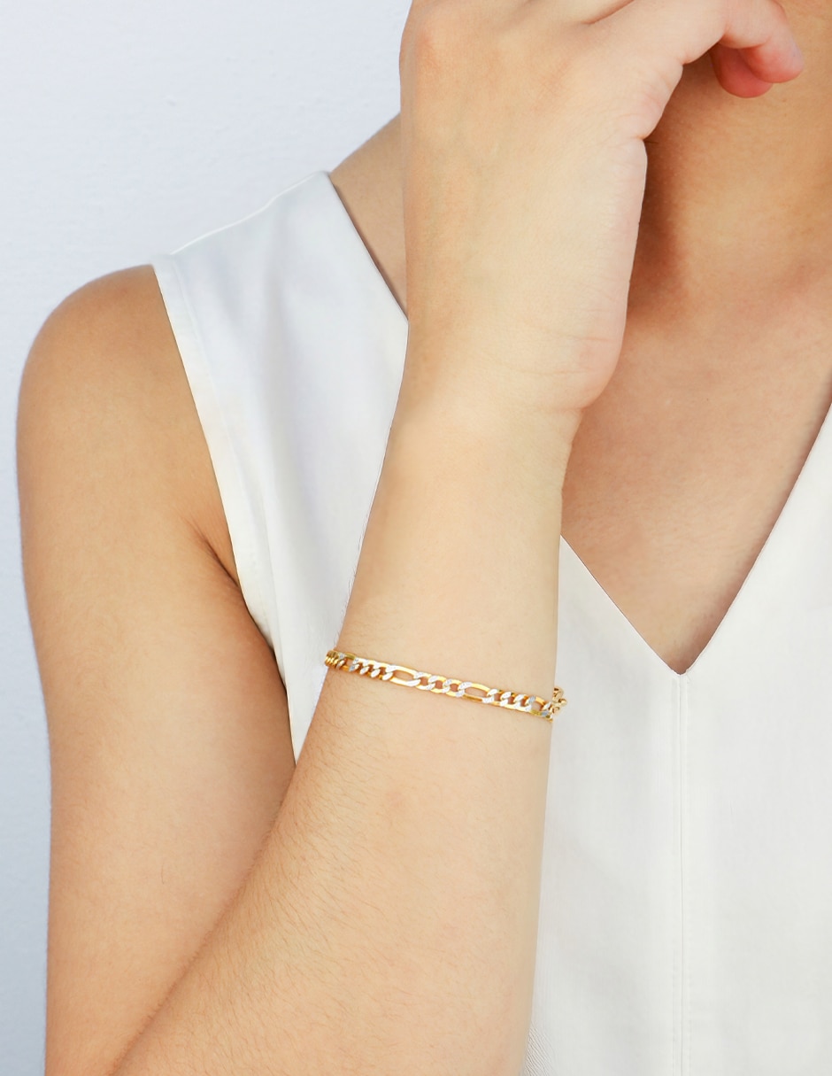 Pulsera de Oro amarillo 14 K 3