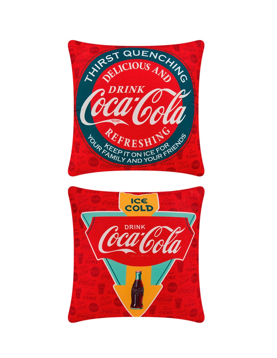 Cojín decorativo Providencia Reversible Ice Coca-Cola