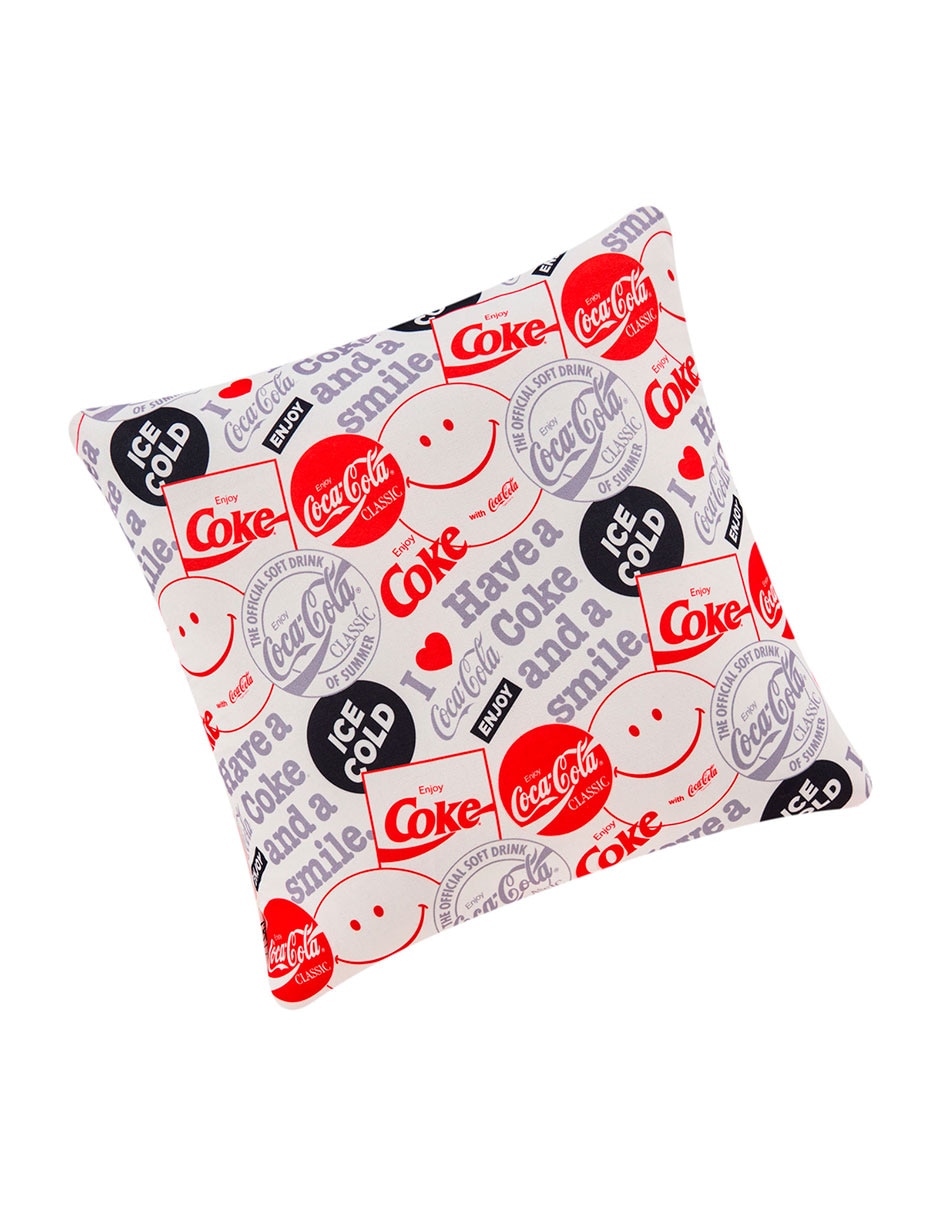 Cojín decorativo Providencia Reversible Love Coca-Cola