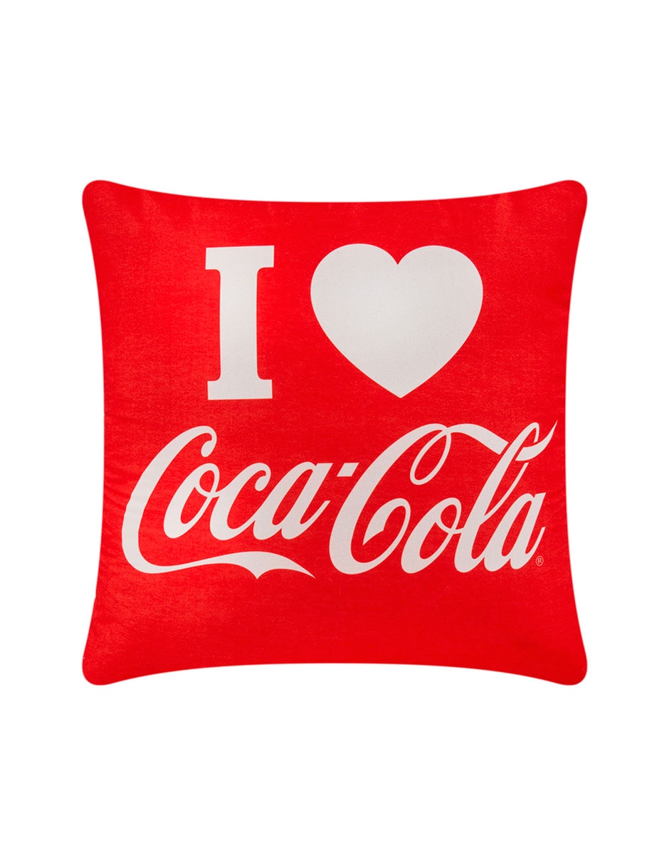Cojín decorativo Providencia Reversible Love Coca-Cola