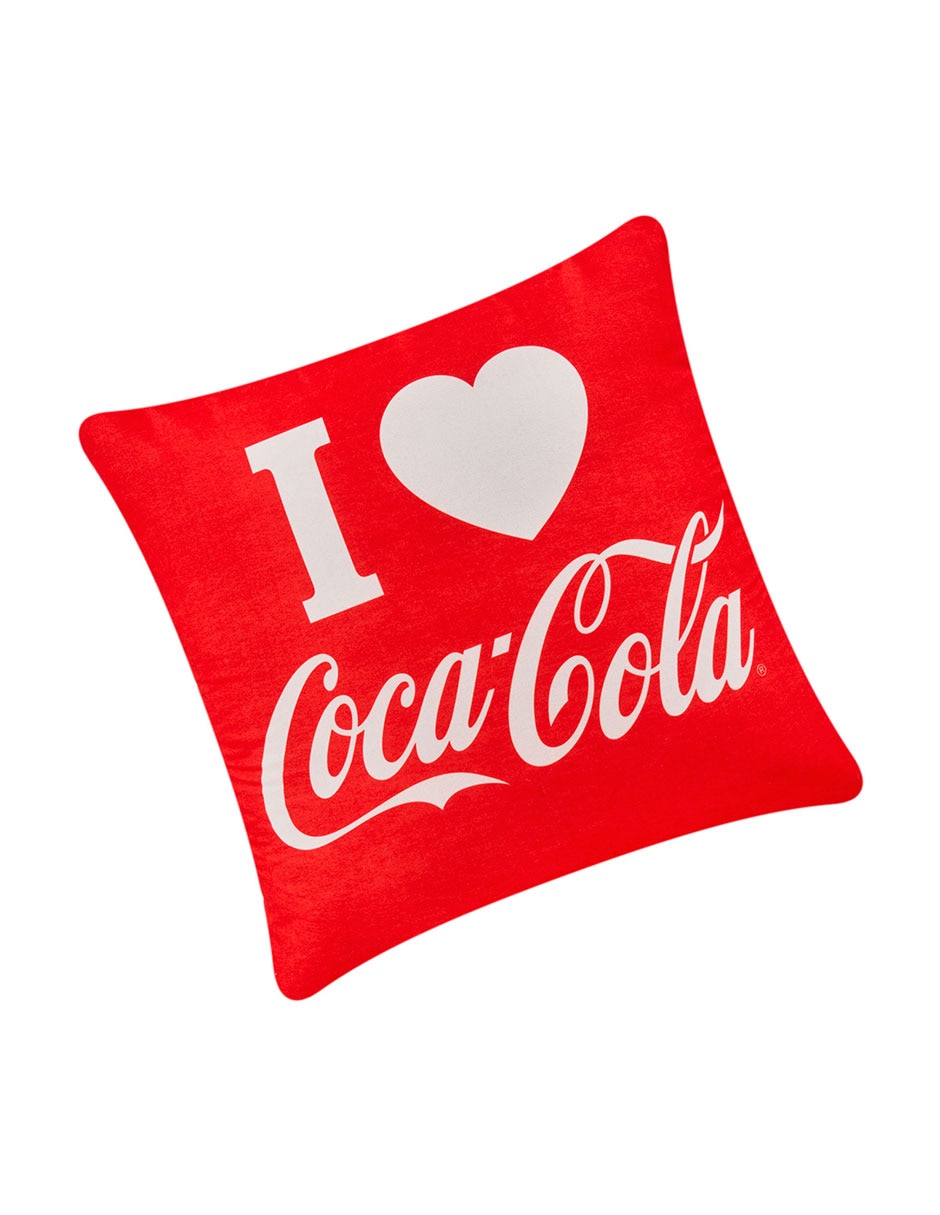 Cojín decorativo Providencia Reversible Love Coca-Cola