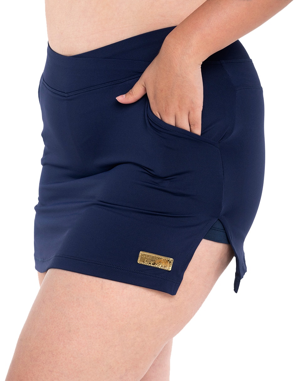 Falda short a la cintura para mujer 6