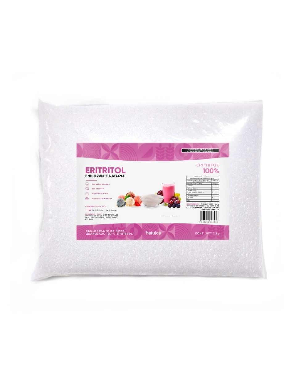 Eritritol Endulzante Natural de 2 kg Eritritol Endulzante Natural de 2 kg