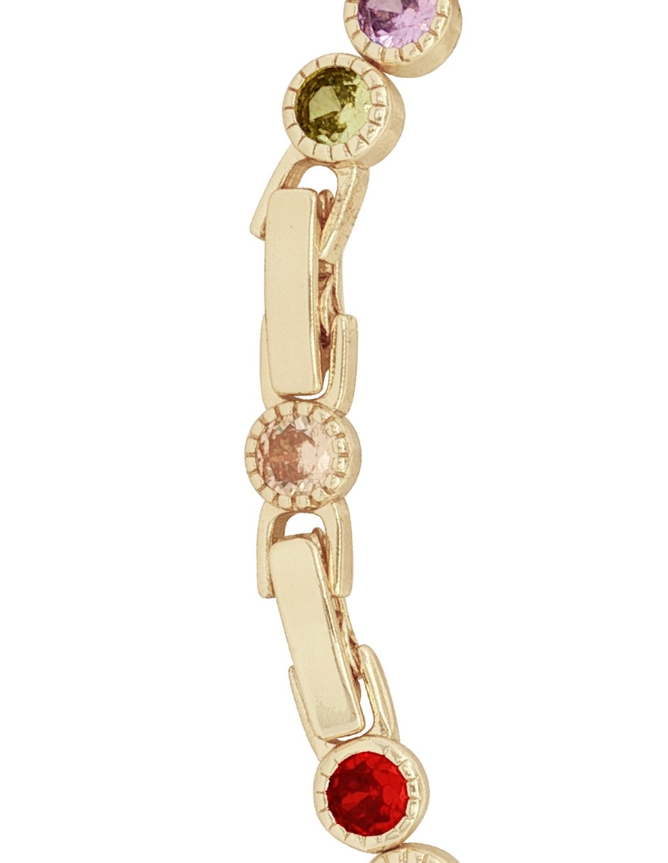 Pulsera con Zirconia 18 K 2