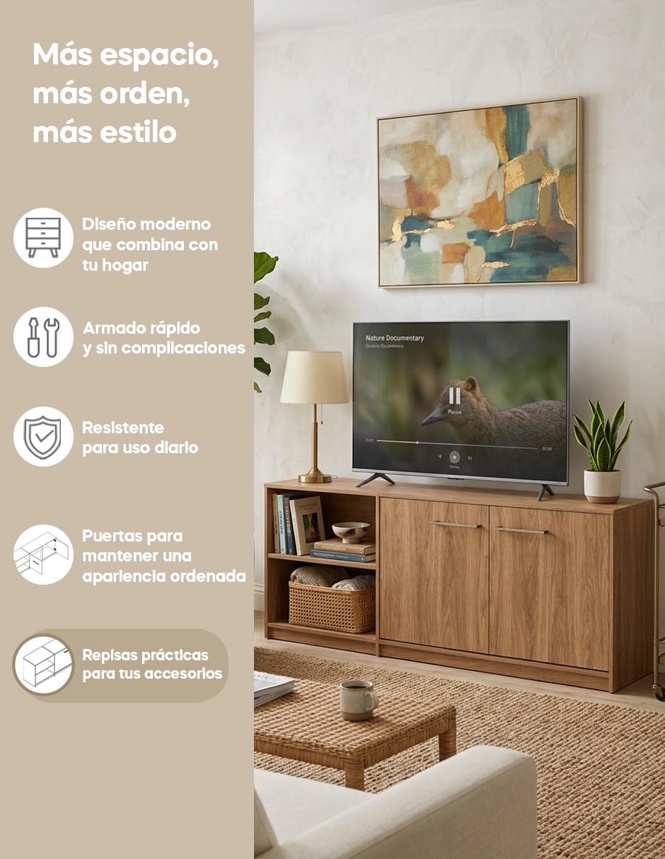 Mueble de tv armable brianda 6