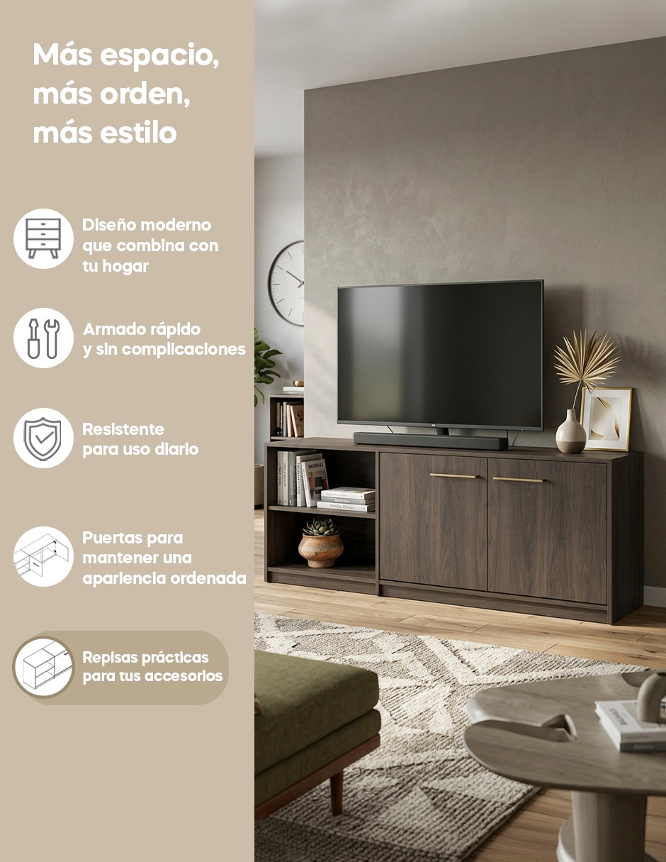 Mueble de tv armable brianda 6