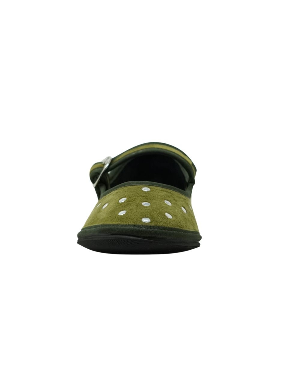 Balerina lunar terciopelo de piel para mujer 3