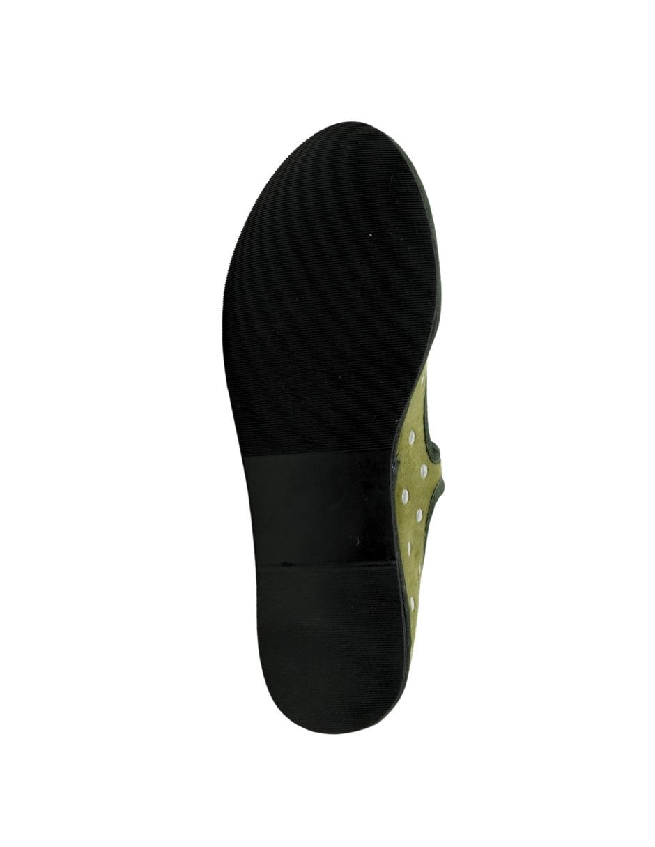 Balerina lunar terciopelo de piel para mujer 6