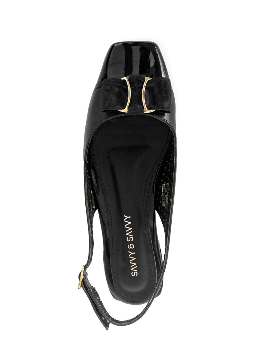 Balerina de piel para mujer 4