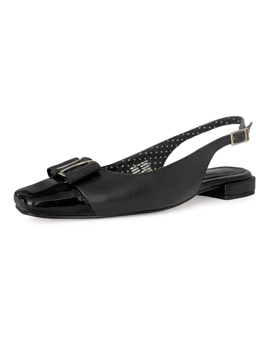 Balerina de piel para mujer 5