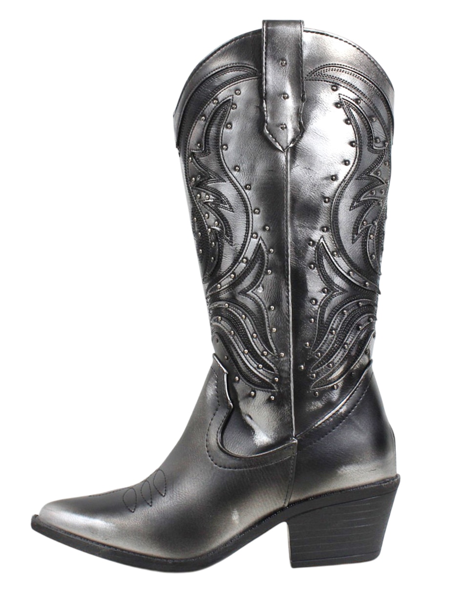 Bota cowboy abajo de la rodilla kuali para mujer Bota cowboy abajo de la rodilla kuali para mujer