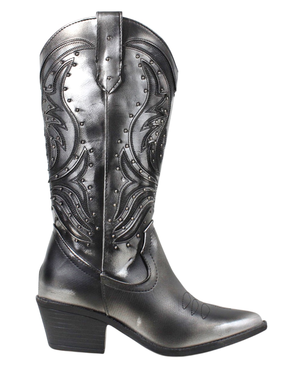 Bota cowboy abajo de la rodilla kuali para mujer 11