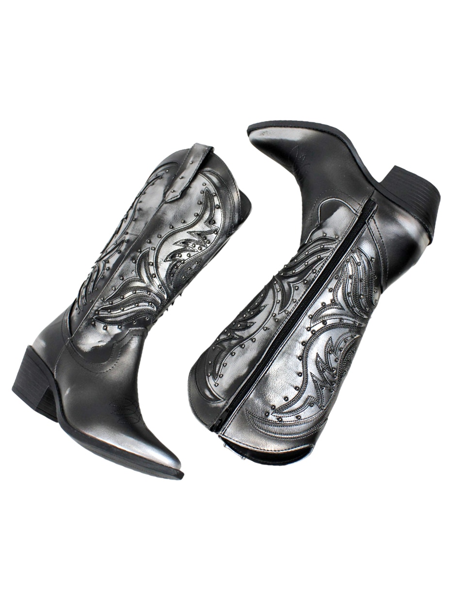 Bota cowboy abajo de la rodilla kuali para mujer 8