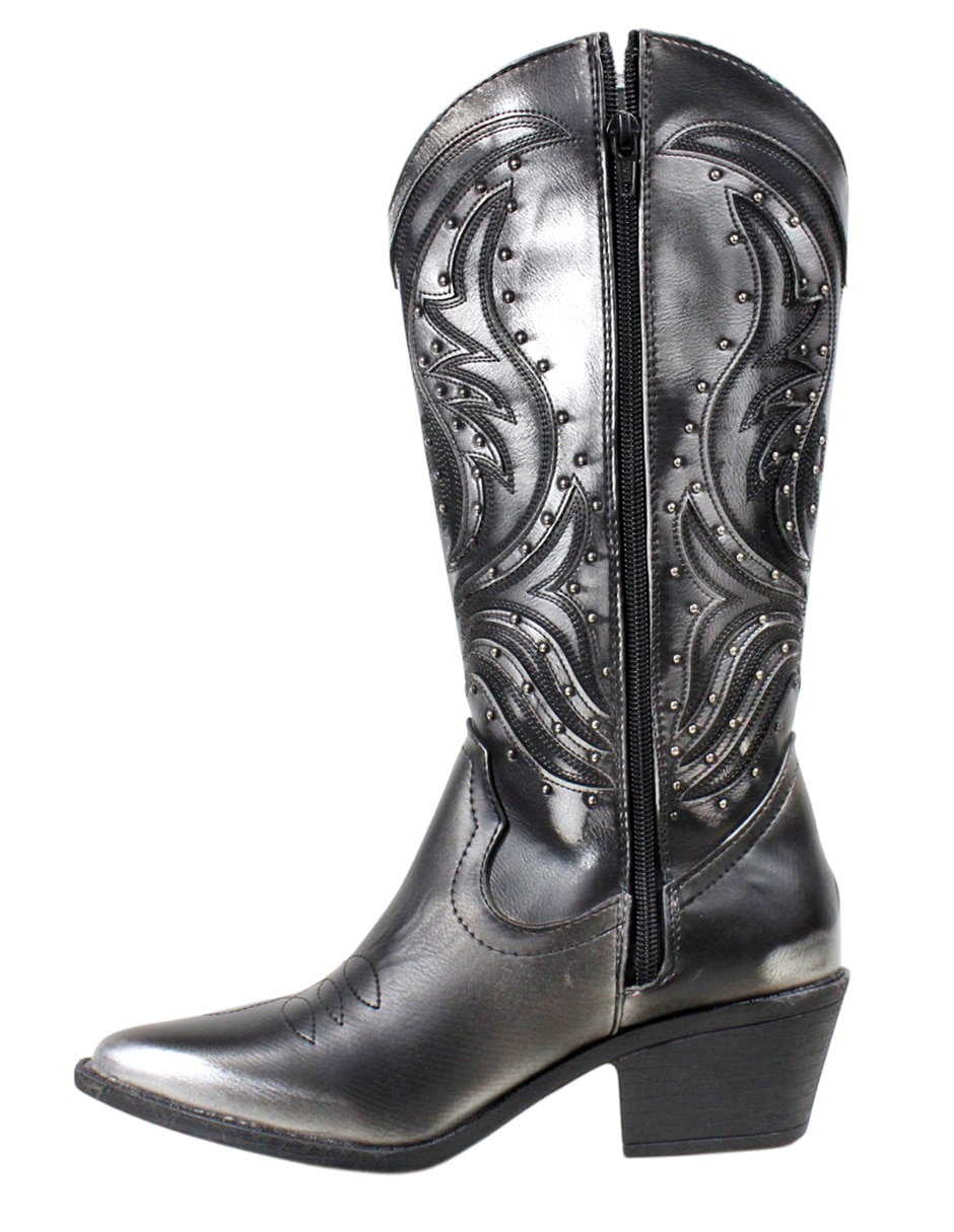 Bota cowboy abajo de la rodilla kuali para mujer 10