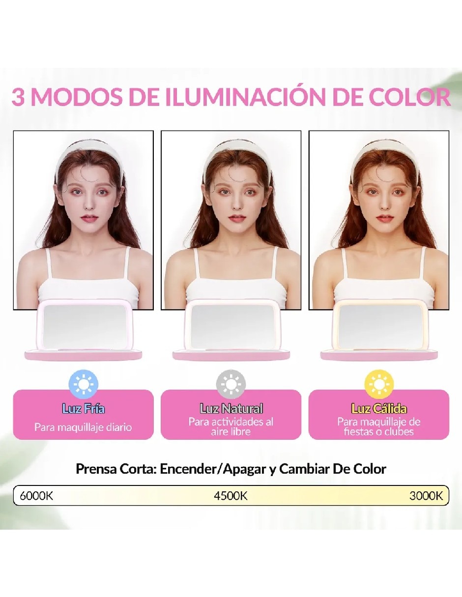 Espejo con luz Genérica