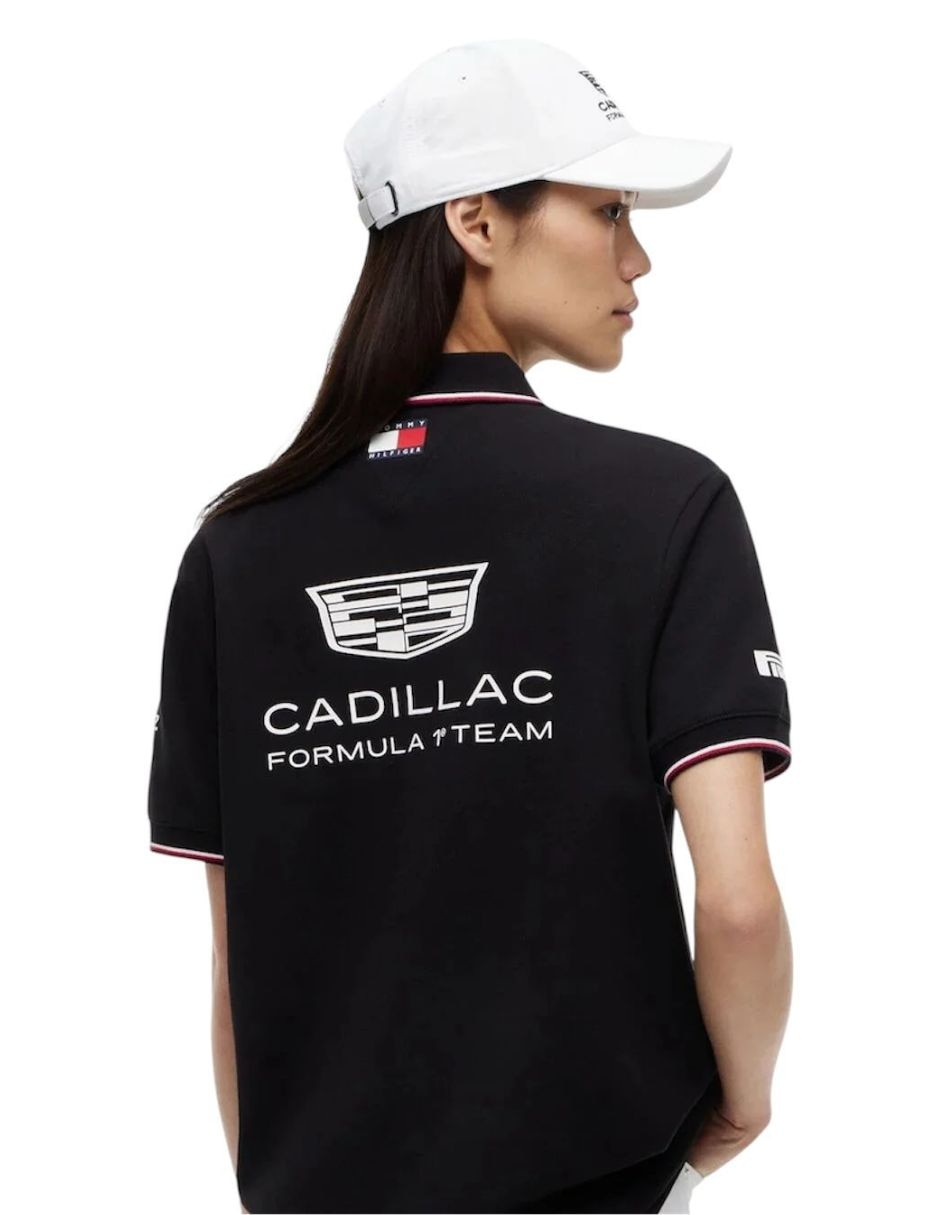 Playera tipo polo para motorsport para unisex 6