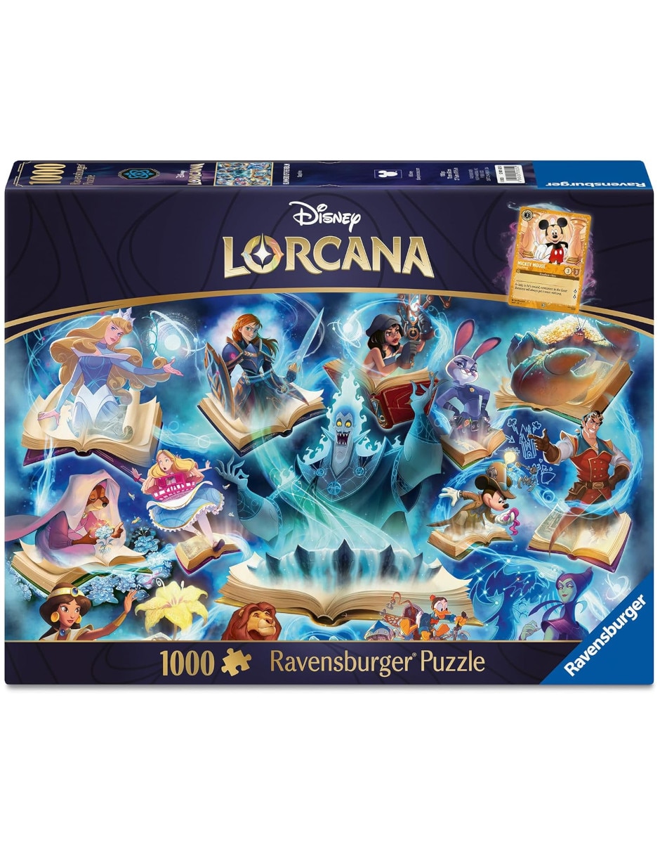 Rompecabezas Lorcana Glimmers of the Realm Sapphire (Zafiro) Ravenburger 1000 piezas Rompecabezas Lorcana Glimmers of the Realm Sapphire (Zafiro) Ravenburger 1000 piezas