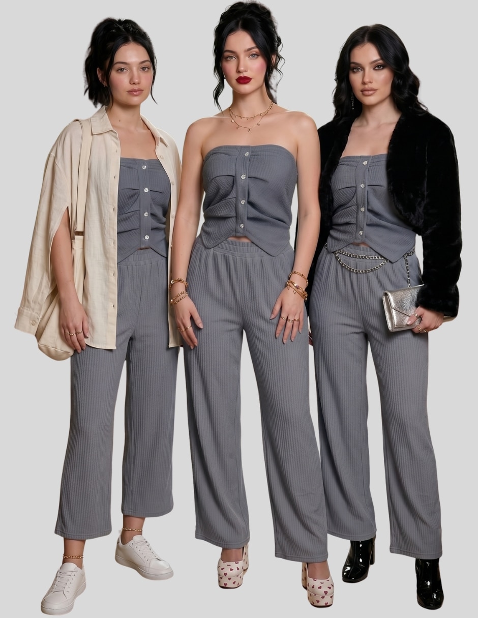 Conjunto casual malabis para mujer
