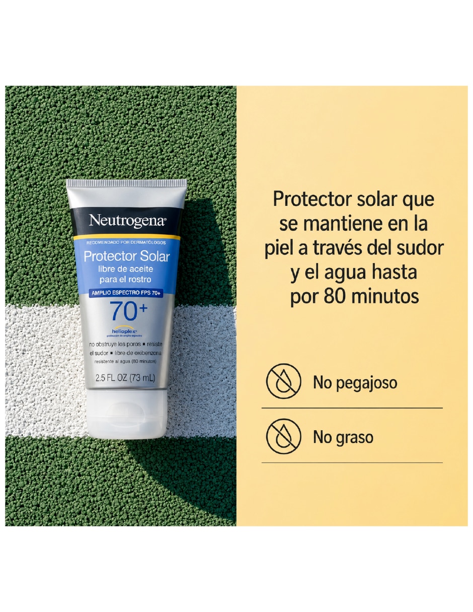 Bloqueador solar FPS 70 Sport Neutrogena Helioplex