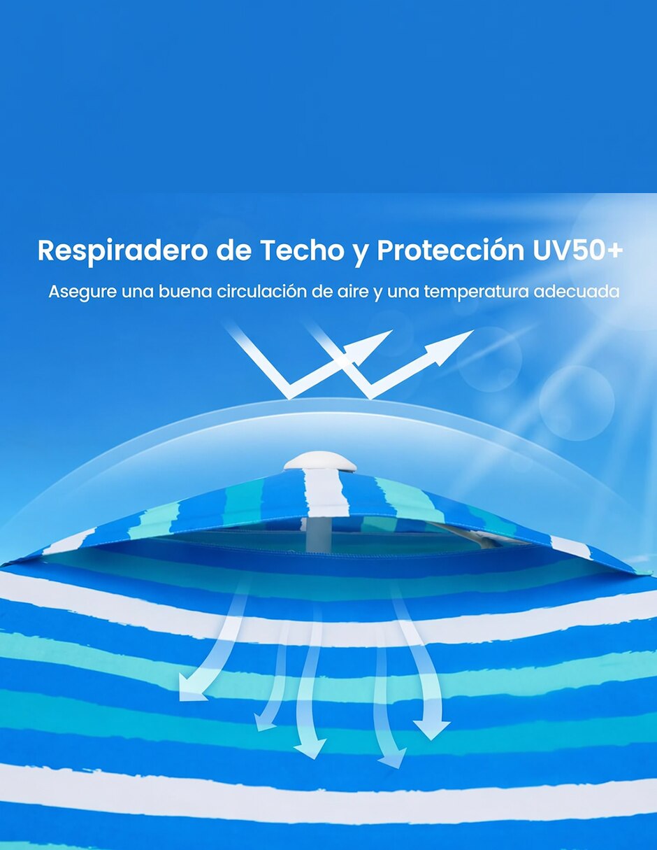 Carpa ancho 1.83 x largo 1.83 6