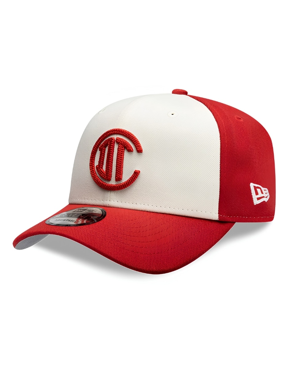 Gorra visera curva snapback para fútbol Club Deportivo Toluca adulto Gorra visera curva snapback para fútbol Club Deportivo Toluca adulto