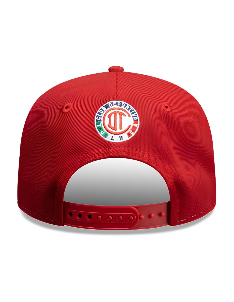 Gorra visera curva snapback para fútbol Club Deportivo Toluca adulto 3