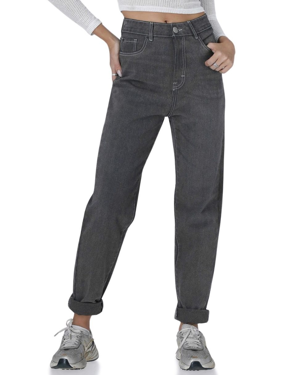 Jeans relaxed mom cintura mom jeans para mujer Jeans relaxed mom cintura mom jeans para mujer