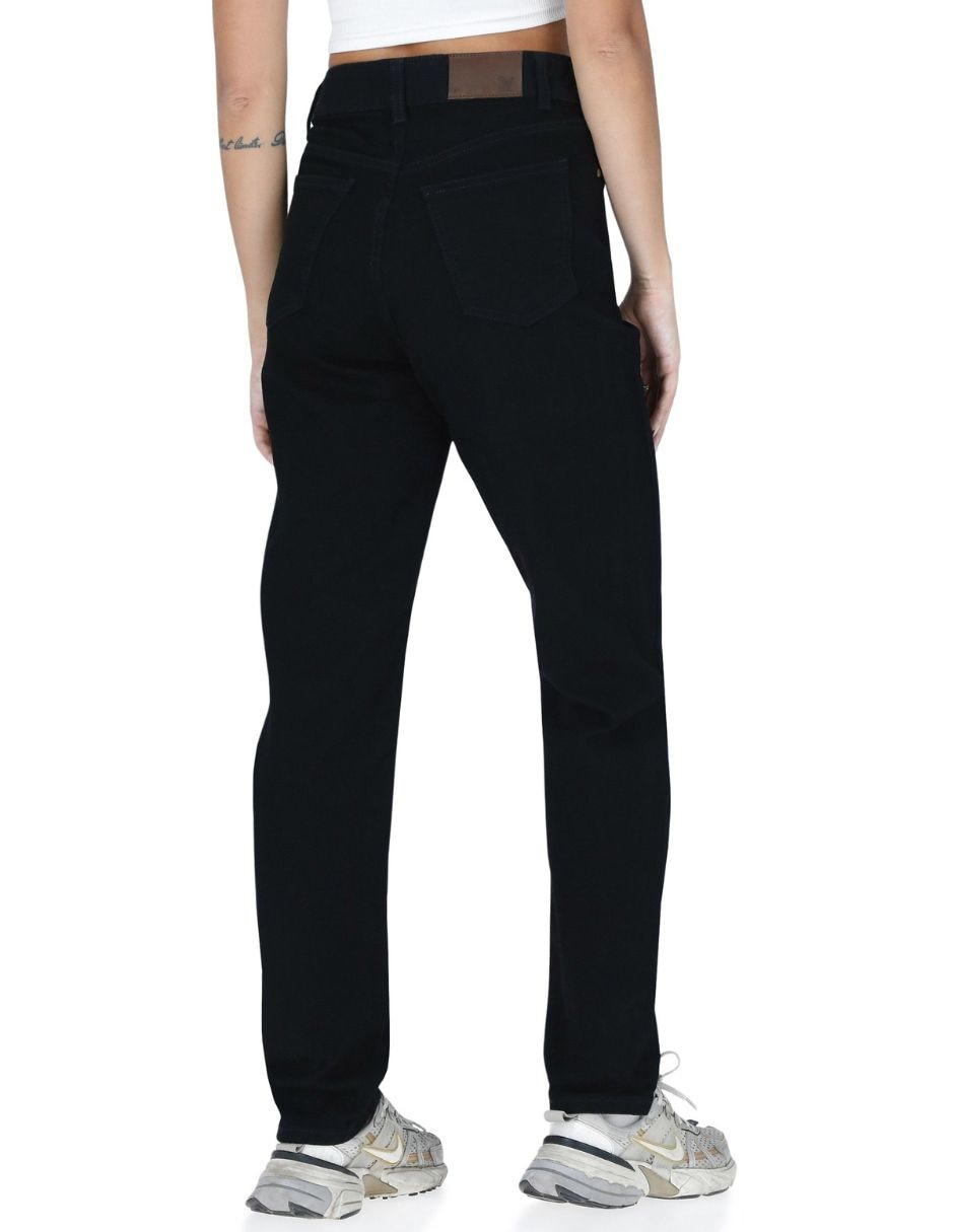 Jeans relaxed mom cintura mom jeans para mujer 2