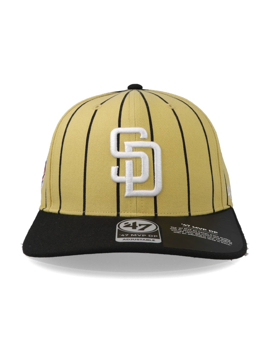 Gorra visera curva snapback para béisbol MLB Pinstripe 47 MVP San Diego Padres adulto