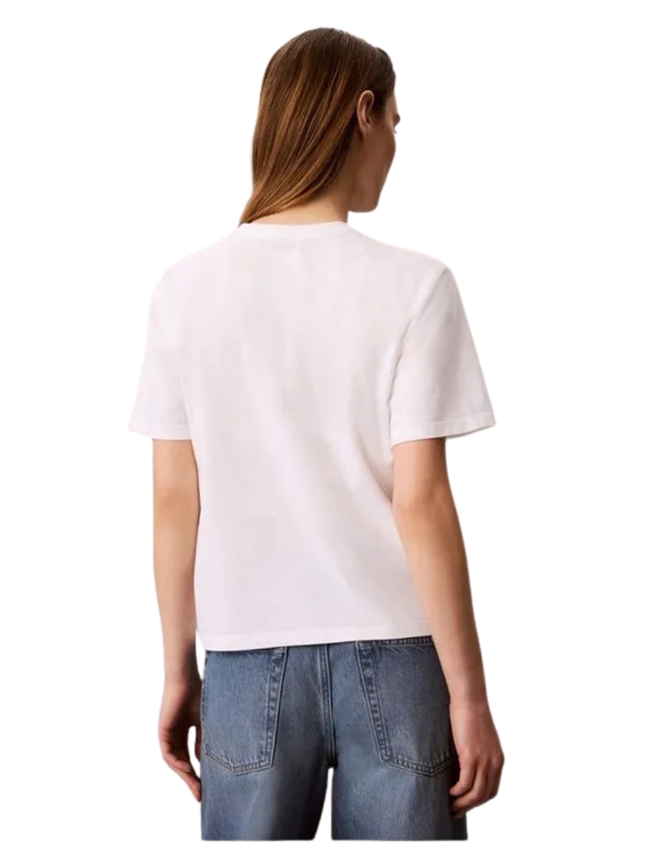 Playera manga corta cuello redondo mujer 5