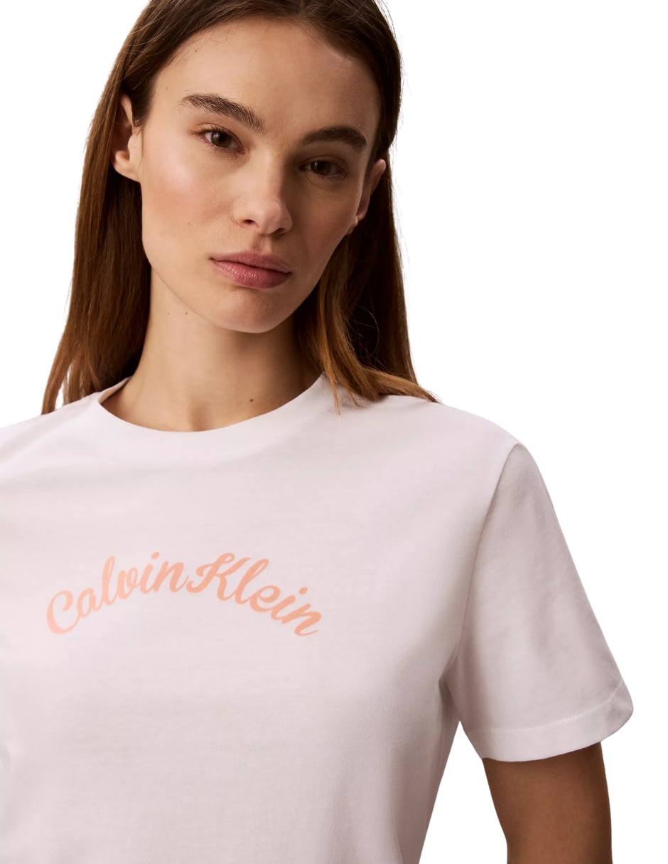 Playera manga corta cuello redondo mujer 5