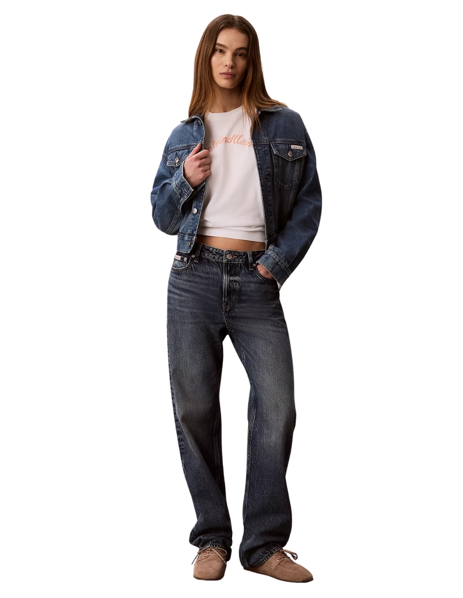 Playera manga corta cuello redondo mujer
