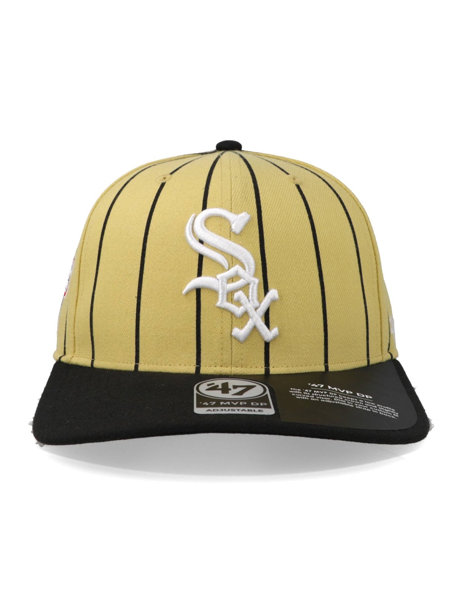 Gorra visera curva snapback para béisbol MLB Pinstripe 47 MVP Chicago White Sox adulto Gorra visera curva snapback para béisbol MLB Pinstripe 47 MVP Chicago White Sox adulto