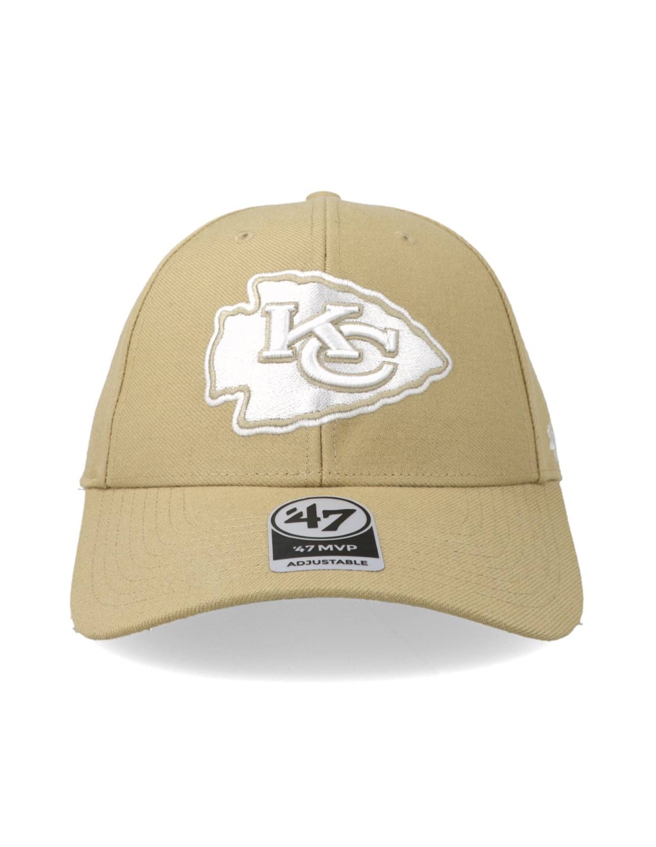 Gorra visera curva snapback para fútbol americano '47 NFL Chiefs Ballpark 47 Mvp Beige Unitalla Kansas City Chiefs para adulto Gorra visera curva snapback para fútbol americano '47 NFL Chiefs Ballpark 47 Mvp Beige Unitalla Kansas City Chiefs para adulto
