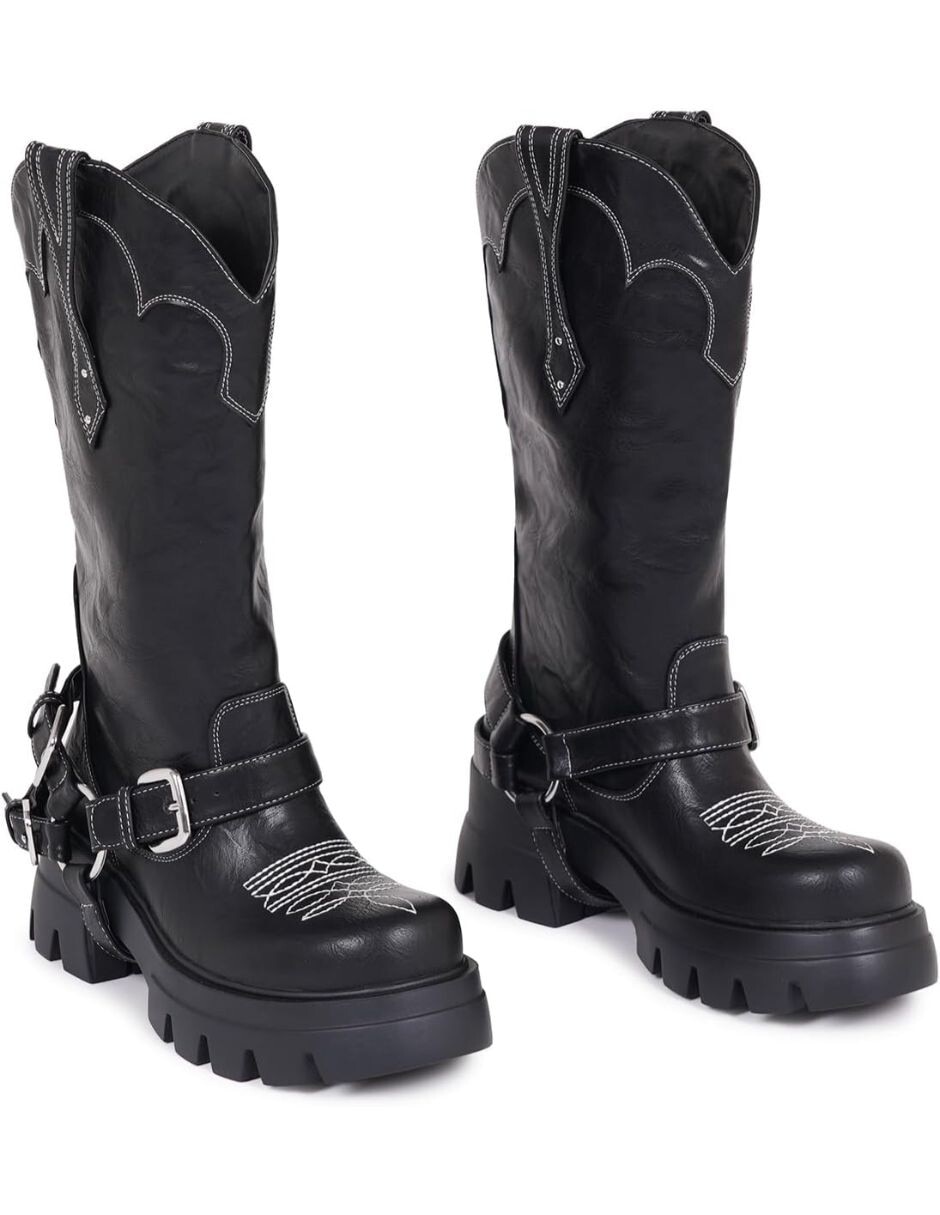 Bota abajo de la rodilla para mujer 2