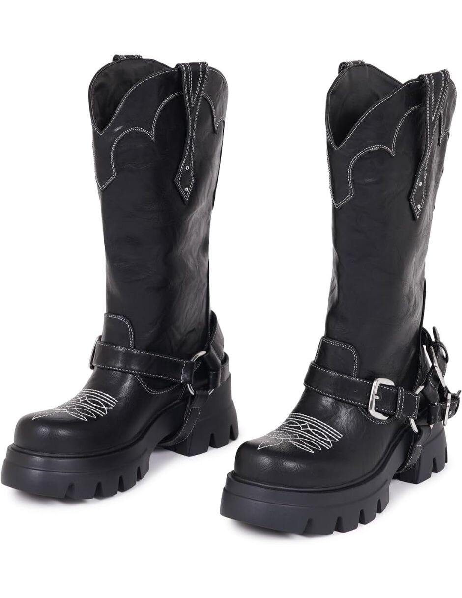Bota abajo de la rodilla para mujer 4