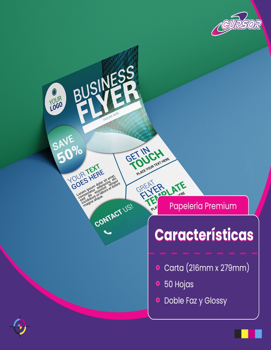 Papel fotografico doble cara 230g 50 hojas Glossy 3