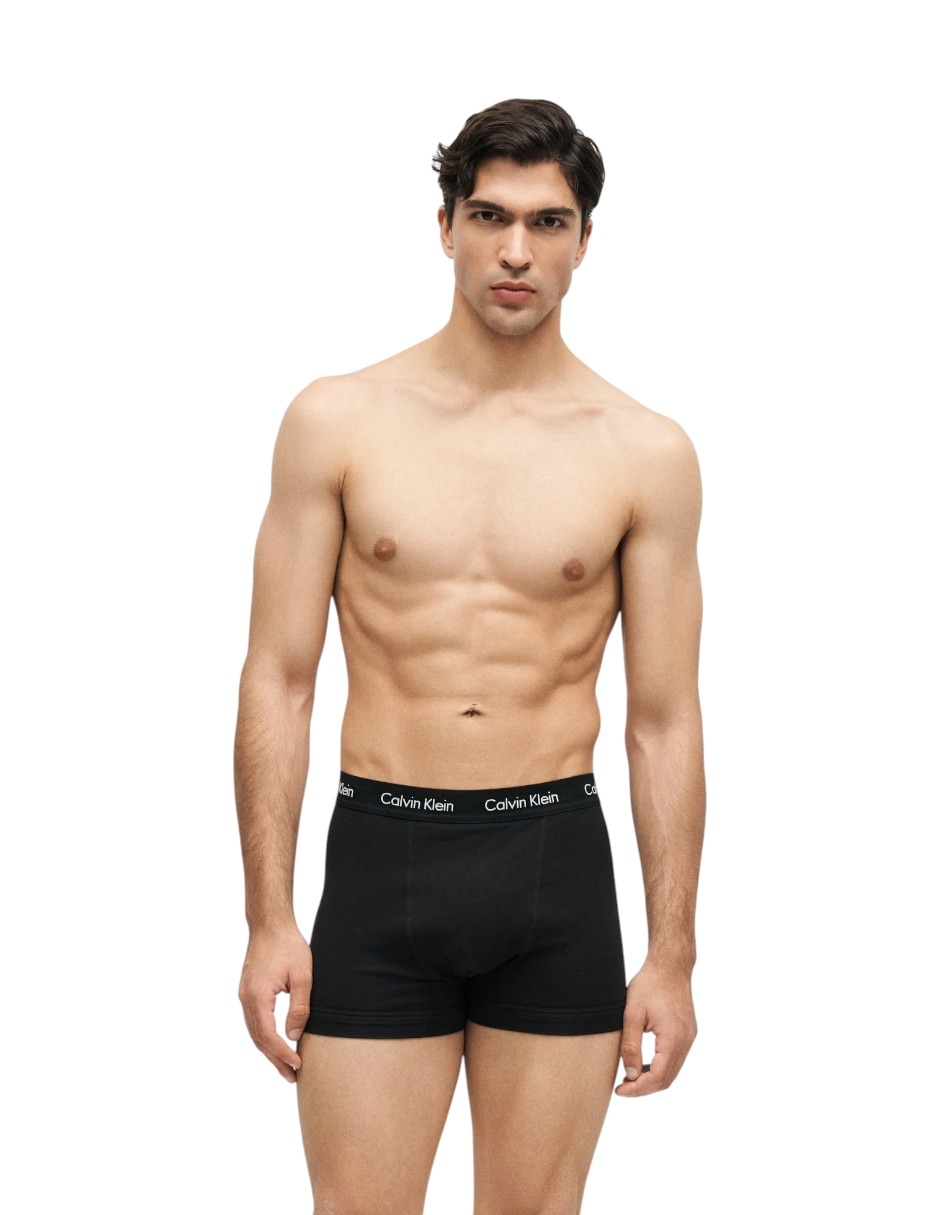 Bóxer trunk 1897690 de Algodón para hombre 5 piezas (si aplica) 5