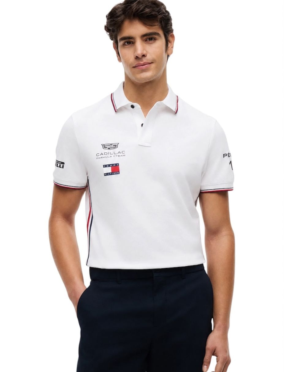 Playera tipo polo para motorsport unisex 2